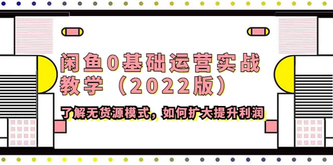 闲鱼0基础运营实战教学（2022版）了解无货源模式，如何扩大提升利润-知一项目网
