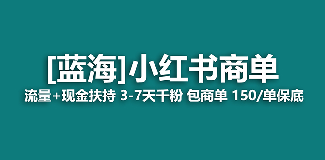 【蓝海项目】小红书商单项目，7天就能接广告变现，稳定一天500 保姆级玩法-知一项目网