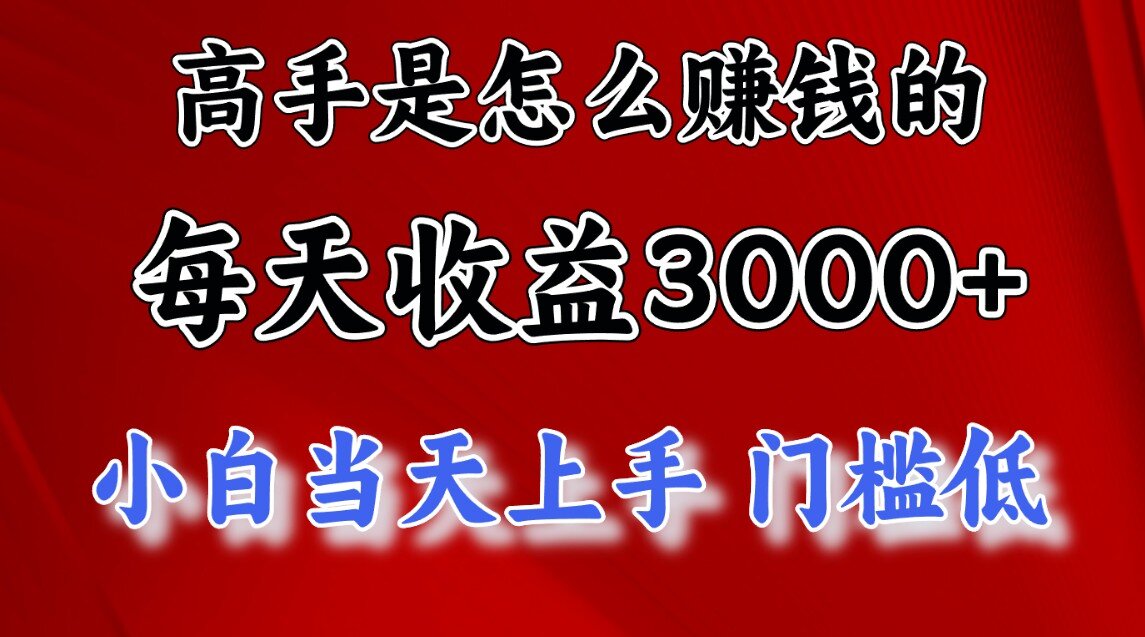 快速掘金项目，上手熟练后日收益1500-3000-知一项目网